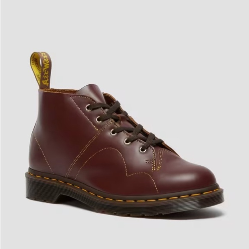 Dr. Martens CHURCH VINTAGE MONKEY BOOTS Burgundy